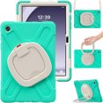 thumbnail image 6 of Case for Samsung Galaxy Tab A9+ 11.0 inch, 360 Degree Rotating Hand Grip Shockproof Cover with Shoulder Strap, Mint Green, 6 of 7