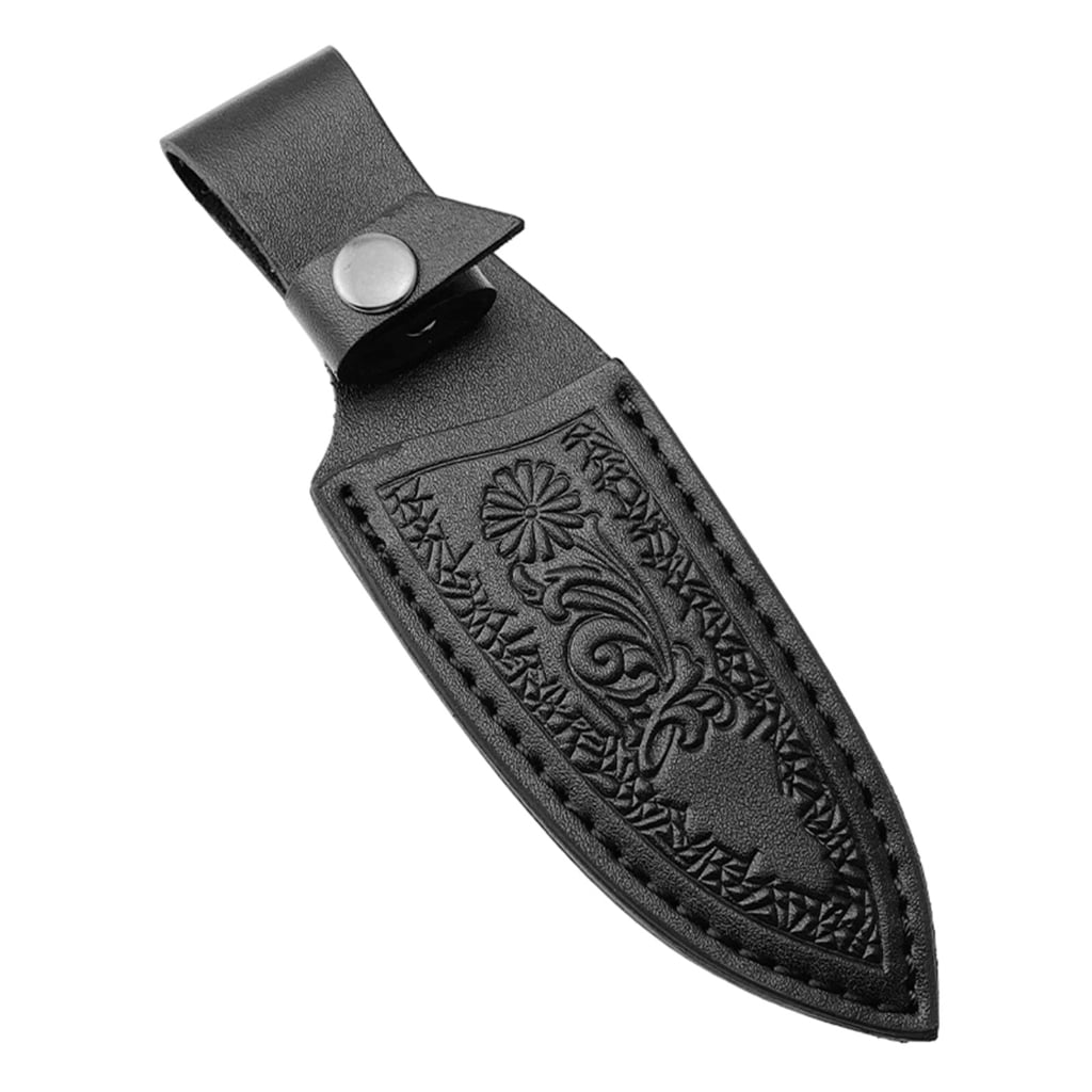 Jesscasday Convenient Kitchen Tool Storage Bag Leather Knife Storage Case Practical Leather Sheaths Belt Scabbards Pockets