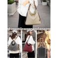 thumbnail image 5 of Sunyuer Women's Convertible Canvas Tote Bag, Large Capacity Multiway Shoulder Backpack, Adjustable Strap Hobo Handbag, Casual Versatile Crossbody Purse for Work Travel Daily Use, 5 of 7