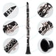 thumbnail image 3 of Clarinete LADE Clarinete ABS 17 Bb Plana Soprano Binocular Clarinete con Trapo de Limpieza Guantes 10 Cañas Destornillador Reed Caja del Instrumento de Viento de Madera Tomshoo Clarinete, 3 of 6