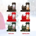 thumbnail image 4 of Linterna de globo de nieve de Navidad, linterna brillante LED linterna de tren en forma de Papá Noel Irfora Dorado, 4 of 7