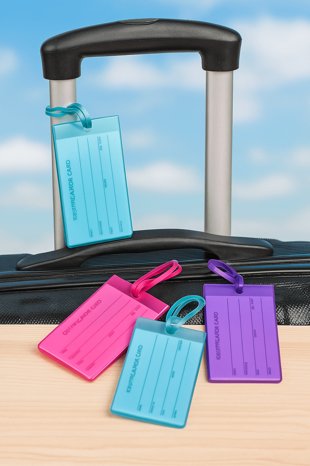 Protégé 5 Pack Jelly Styled Travel Tags