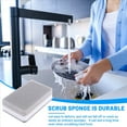thumbnail image 4 of Heavy Duty Scrub Sponges,Dual-Sided Dishwashing Sponge for Kitchen,Multi-Use Deep Cleaning Scrub Sponge,Gray 20 Pcs, 4 of 7
