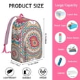 thumbnail image 5 of Fashion Forward Boho Mandala Floral Backpack with Laptop Sleeve, Big Capacity College Bookbag, Perfect for School and Work Essentials, Great Gift, 5 of 5