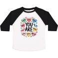 thumbnail image 3 of Inktastic Colorful Encouragement You Are Strong Loved Brave Enough Capable Worthy Boys or Girls Toddler T-Shirt, 3 of 5
