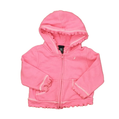 

Pre-owned Nautica Girls Pink Hoodie size: 12-18 Months