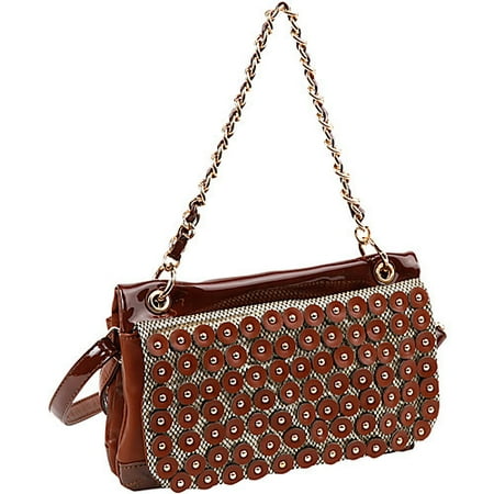 Nicole Lee Sheila Studded Scales Small Shoulder Bag