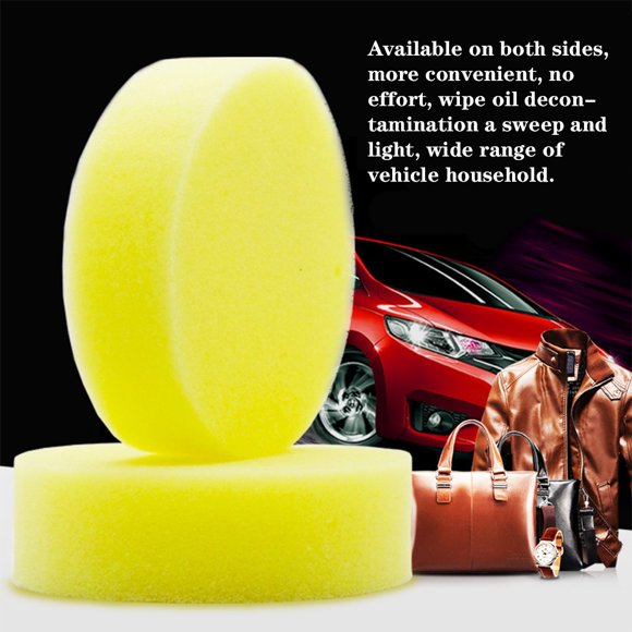 FOMIYES 4Ud Esponja De Limpieza Multiusos Para Automóvil Y Color Amarillo