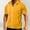 X009-Yellow, variant on Goodtrade8 Mens Short Sleeve Shirts Zipper Pullover Summer with Pocket T Shirts for Men Hooded