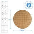 thumbnail image 3 of Disco Ball Cutout 22-inch, Pack of 5 New Years Wood Door Hangers for Crafts and Dance Party Theme Decorations, by Woodpeckers, 3 of 5
