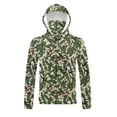thumbnail image 7 of Htigea Women's Camo Hoodie UPF 50+ Long Sleeve Lightweight Summer Fishing Shirts with Face Mask Outdoor Rash Guard Tops O Multicolor XXL, 7 of 7
