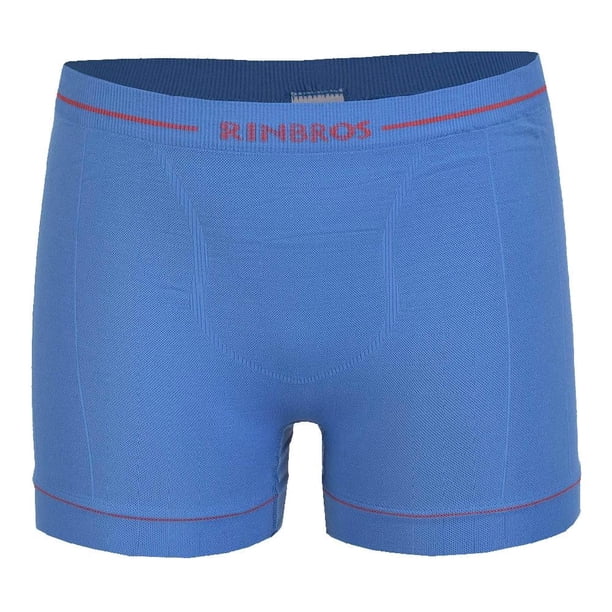 Boxer seamless Rinbros Originales Niño Talla GD Azul 3 Piezas