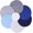 7 Pcs Blue, variant on Trivets for Hot Dishes/Pots/Pans,Heat-Resistant Kitchen Pot Holders & Hot Pads for Countertops, Set Includes Oven Mitts, Dish Mat, and Stacking Pot Protectors