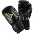 thumbnail image 2 of adidas FLX 3.0 Speed 50 Boxing & Kickboxing Gloves for Women and Men for Light Sparring, Training, Gym, Punching, Fitness and Heavy Bags. 10oz ,Black,Gold, 2 of 7
