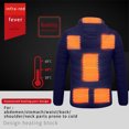thumbnail image 6 of Dovford Hooded Puffer Jacket for Men - Water Resistant Bubble Coat for Men | Puffy Alternative Down Jacket 2024, 6 of 7