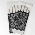 thumbnail image 3 of Women Girls Summer UV-Proof Driving Gloves Mesh Floral Lace Solid Color Fingerless Mittens for Wedding Opera Party, 3 of 5
