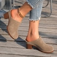 thumbnail image 4 of YOUYEDIAN Orthopedic Sandals for Women Slip on Non Slip Arch Support Summer Flat Sandals Breathable Orthopedic Slippers 2026 New Beach Foam Shoes (Khaki), 4 of 4