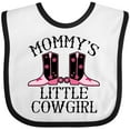 thumbnail image 3 of Inktastic Mommy Little Cowgirl Baby Clothes Girls Baby Bib, 3 of 4