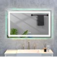 thumbnail image 3 of 60 in. W x 36 in. H Frameless Rectangular LED Light Bathroom Vanity Mirror with Front Light, 3 of 5