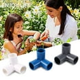 thumbnail image 4 of 16pcs Plastic PVC 20mm Hose Tee Connector 3 Way Joint For Garden Irrigation Watering Pipe Adapter Tube Parts Tools, 4 of 8