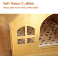 thumbnail image 5 of Colourtree Pet House Outdoor Wooden Pet House Outdoor Pet Kennel House Type Cottage Four Seasons Pet Kennel Pet Supplies(with Door), 5 of 8