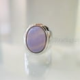 thumbnail image 4 of Blue Lace Agate Mens Ring, Silver Jewelry, 925 Silver Ring, Father's Day, AAA Natural Agate, Birthstone Ring, Heavy Mens Ring, Spiritual Healing Gemstone, Christmas, Plain Mens Ring, 4 of 7