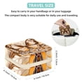 thumbnail image 5 of Butterfly Travel Portable Square Jewelry Box for Rings Earrings Necklaces Bracelets Girls Women Display Case Holder Organizer Stand Storage Box, 5 of 6