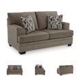 thumbnail image 6 of Signature Design by Ashley Stonemeade Beige Loveseat, 6 of 22