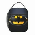 thumbnail image 2 of Bat-Man Lunch Box Insulated Meal Bag With Handle Work Picnic Travel Office For Men Women, 2 of 8