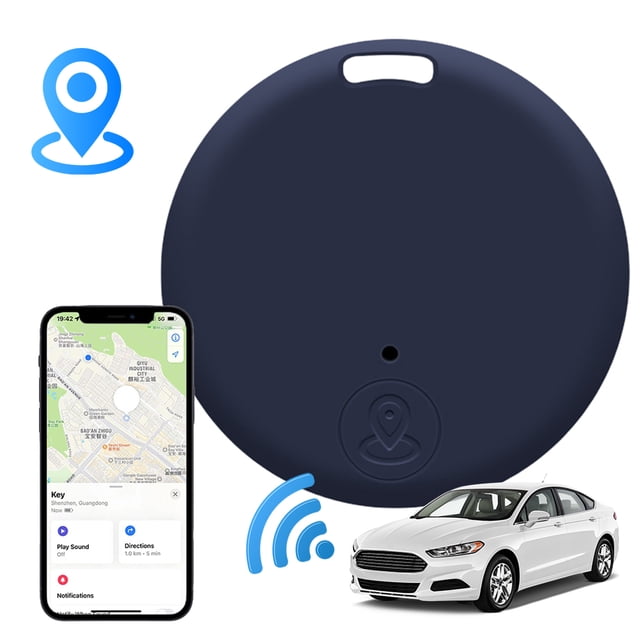 Etiqueta Alarma Antipérdida WDOplteas localizador buscador dispositivo compatible con Dientes azul