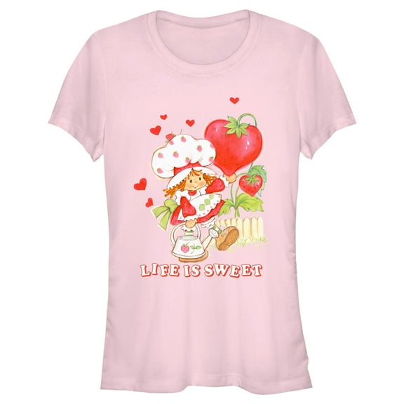 Junior's Strawberry Shortcake Sweet Shortcake Graphic T-Shirt