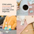 thumbnail image 4 of Baby Proofing USB Charger Safety Covers | Child-Resistant Electrical Cord Cover Safety | Award-Winning, Geddy’s Mom Watch Your Mouth | Dusty Aqua 6 Pack, 4 of 6
