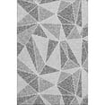 thumbnail image 2 of Addison Rugs Mayfield Washable Transitional Geometric Pewter Rectangle Rug, 2'6" x 3'10", 2 of 6