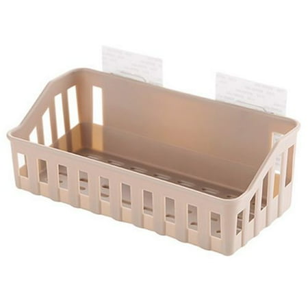 

AkoaDa 1PC High Quality Bathroom Shelf Wall Mounted Storage Basket Punch Free Storage Rack Shower Organizer Kitchen Storage Holder