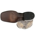thumbnail image 5 of Ferrini Mens Bronco Pirarucu Square Toe Cowboy  Mid Calf Boots, 5 of 5