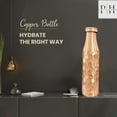 thumbnail image 6 of Perilla Home Copper Water Bottle 34 Oz Leak Proof 100% Pure - An Ayurvedic Copper Vessel - Drink More Water And Enjoy The Health Benefits Immediately/Yoga Bottle (BMC Diamond), 6 of 6