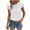 White, variant on Tmtolofot Eyelet Embroidery Tops for Women Round Neck Ruffle Cap Sleeve Shirts Fashion Trendy Outfits Going Out Tops Business Casual Outfits 2026 Summer Vacation Elegant Tee Top|Black|S