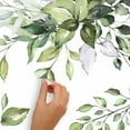 thumbnail image 5 of Watercolor Floral Arrangement Peel and Stick Giant Wall Decals, 5 of 6