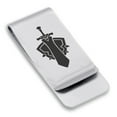 thumbnail image 1 of Stainless Steel Warrior Classic Slim Money Clip Credit Card Holder, 1 of 2