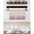 thumbnail image 3 of Pink Blue Spring Floral Hand Towels Set,Waffle Weave Kitchen Towels 4 Pieces,Rustic Summer Flower Botanical Microfiber Hair Face Bath Tea Towel Absorbent Quick Drying Cleaning Dish Cloths,15.7"x23.6", 3 of 7