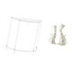 thumbnail image 5 of Mesa Auxiliar De Acrílico Para Espacios Pequeños, Esculturas De Pareja De Gatos, Estatua De Animal, Regalo De Boda Para La Repisa Del Comedor, Mesa Coleccionable, Adorno Artesanal, Estatuas, 5 of 8