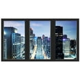 thumbnail image 2 of VWAQ - Office Window Decal City Skyline Wall Sticker Removable Reusable Peel and Stick Mural - OW01, 2 of 2