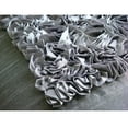 thumbnail image 3 of Pillow Case Zip, Silver Shams, Textured Ribbon Pillow Sham, 24x24 inch (60x60 cm) Pillow Shams, Square Silk Shams, Pillow Shams, Modern Style, Solid Color Pattern - Love Vintage, 3 of 4