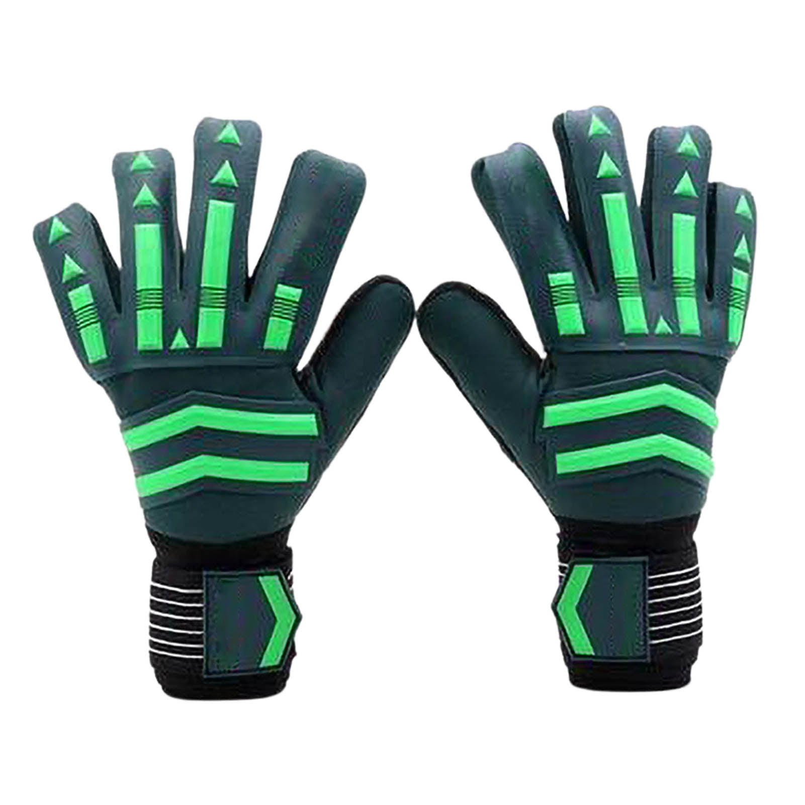 Goalkeeper Goalie Flat Roll Finger Saver Protection New Design Football Gloves 