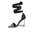 thumbnail image 6 of London Rag Hashira AB Rhinestone Studded Lace-Up Fantasy Womens Heels, 6 of 10