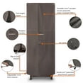 thumbnail image 3 of Classic Accessories 32" x 32" x 84" Gray Round Patio Table Cover, 3 of 13