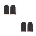 thumbnail image 2 of Moyic Juego de 2 uds. De guantes de protección de pantalla antideslizantes a prueba de sudor con mangas para los dedos, accesorios de Rojo 2piezas, 2 of 6