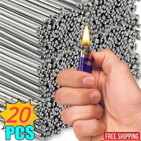 20-Pack Low Temperature Aluminum Welding Rods – Easy Melt No-Flux Solder Sticks