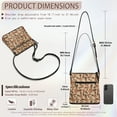 thumbnail image 7 of ZUXONGSY Christmas Elk Print Shoulder Handbag for Women Casual Crossbody Bag Trendy Satchel with Adjustable Wide Strap for Dating Workout, 7 of 7