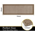 thumbnail image 5 of Findosom 20"x59" Hallway Runner Rug Non Slip Entryway Mat with Rubber Backing Machine Washable Laundry Runner Rug Long Indoor Doormat Entrance Floor Mat Runner for Garage Kitchen Laundry Brown, 5 of 8